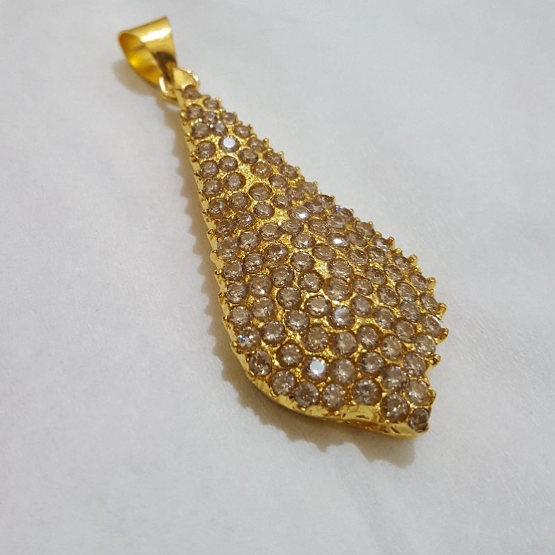 Liontin Mainan Kalung Salak Full Permata Lapis Emas 24k
