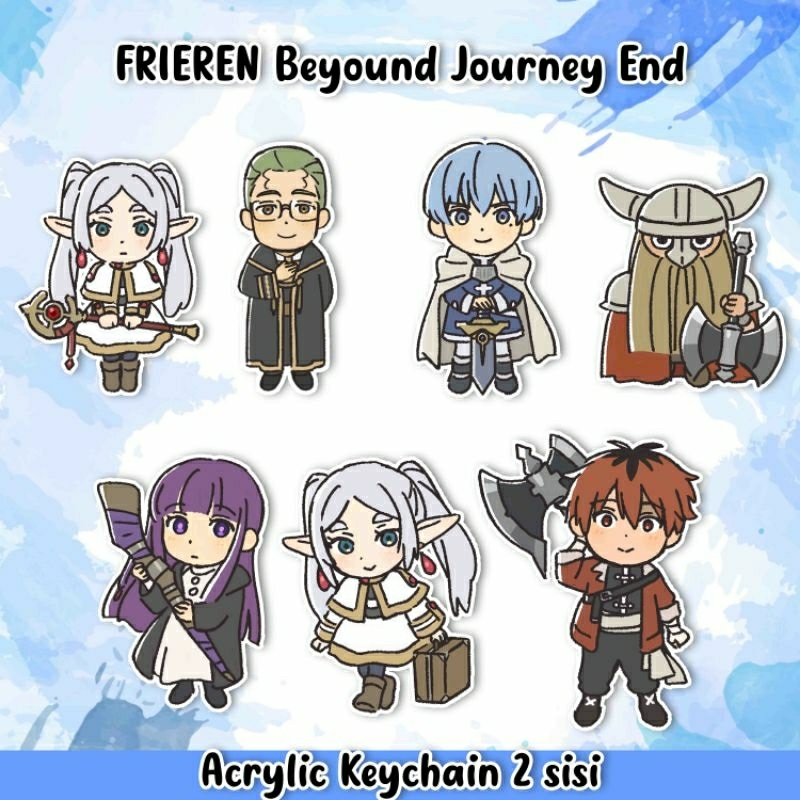 Frieren Keychain / Gantungan kunci Frieren / Frieren Beyound journey end / Frieren anime / Frieren  