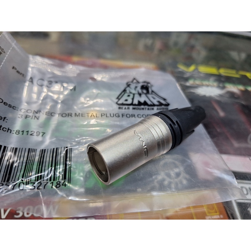 JACK Socket XLR MALE JECK CANON JAK AUDIO JEK MIC BMA METAL KUAT ORI