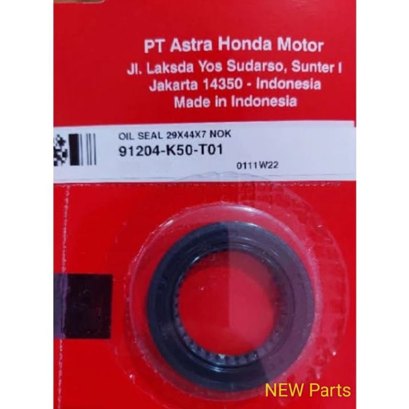 OIL SEAL 29X44X7(NOK) 91204K50T01