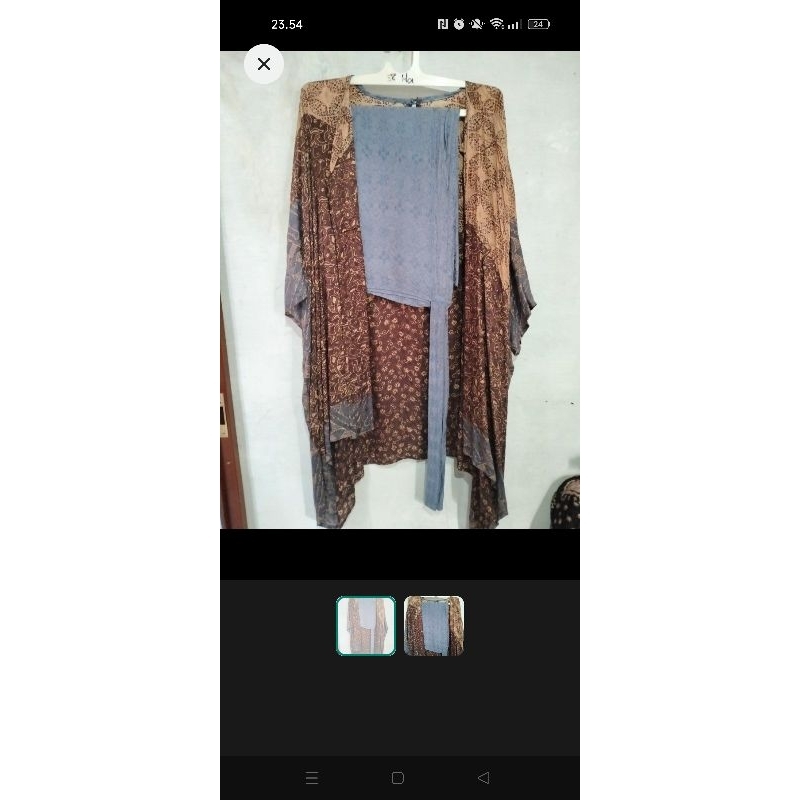 Setelan batik pesanan