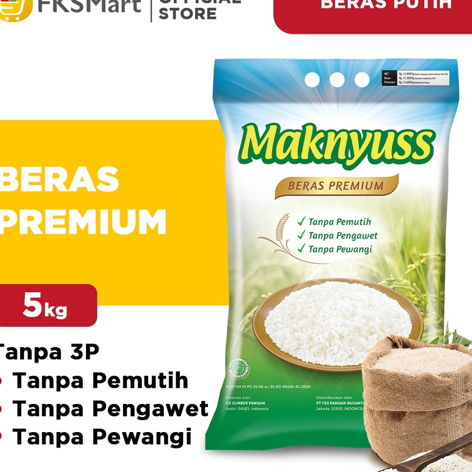 

99 BRANDS FESTIVAL Maknyuss Beras Premium 5 kg