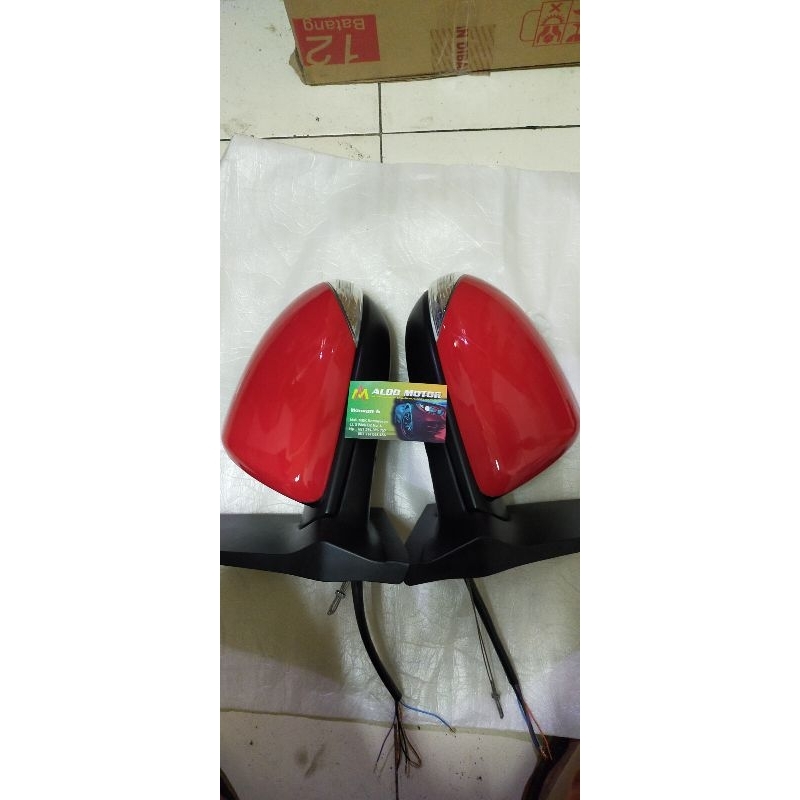SPION MAZDA2 MAZDA 2 R MERAH SEPASANG 2011 2012 2013