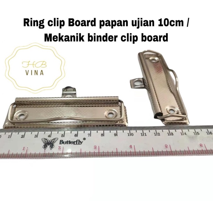 

Tearu 1pcs ring clip board papan ujian mekanik binder clip board 1cm