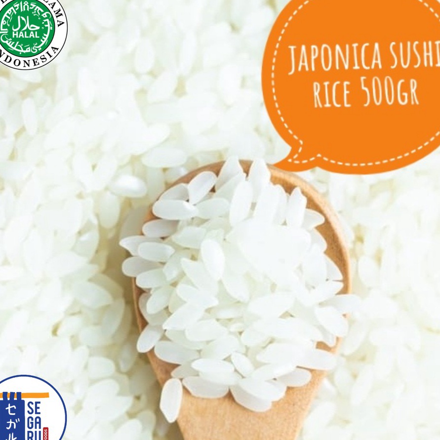 

88 Beras Jepang Sushi Premium Japonica Sushi Rice Halal 5 gram