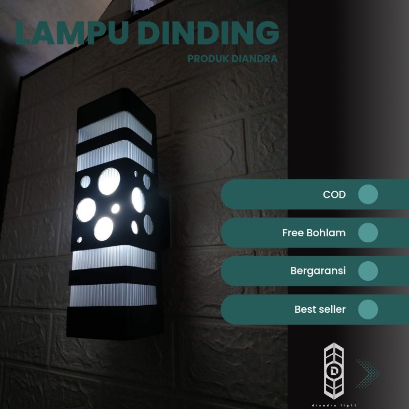 Lampu dinding/pilar