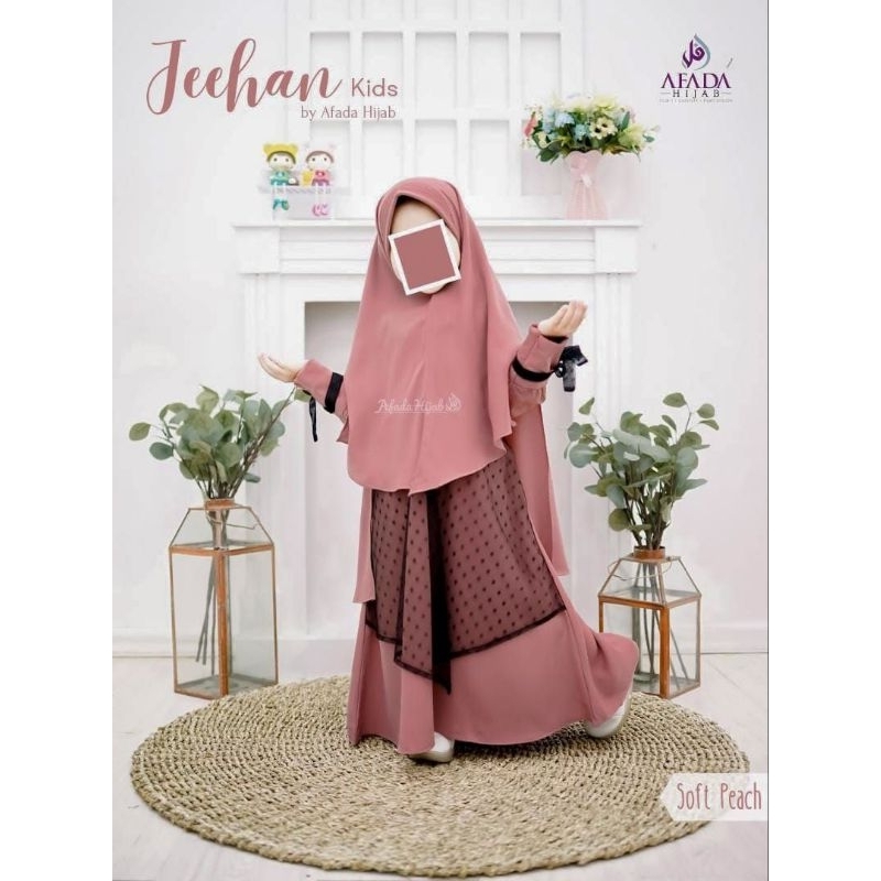 Gamis set anak | Gamis syar'i Jeehan kids afada hijab