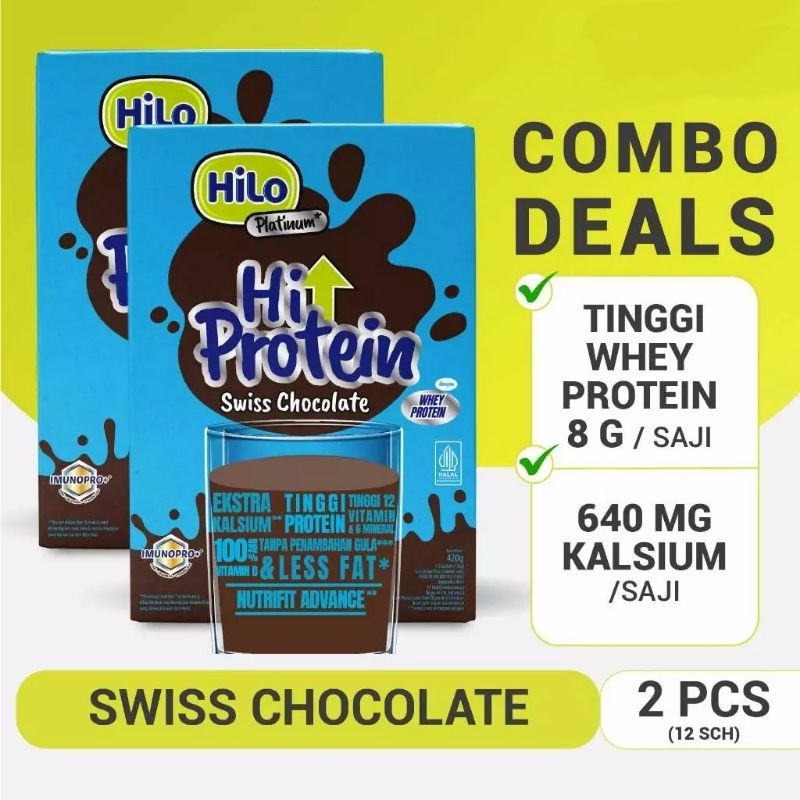 

PAKET HEMAATTT COMBO DEALS (2PCS) Hilo Platinum Swiss Chocolate 420gr
