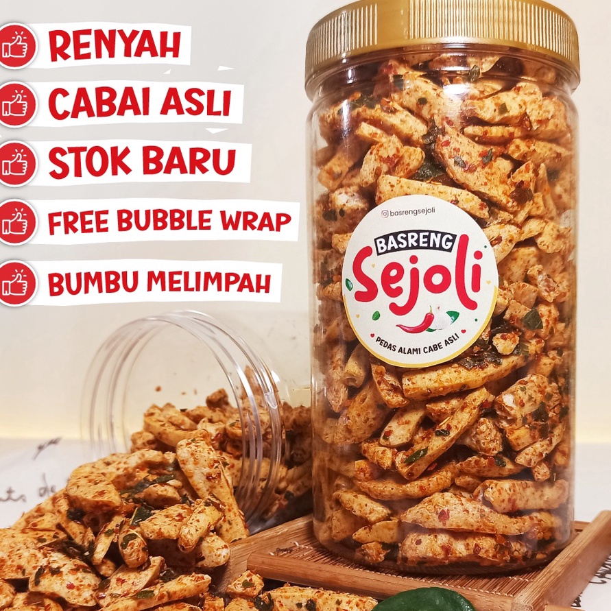 

Terlaku BASRENG VIRAL BASRENG PEDAS DAUN JERUK KEMASAN TOPLES BASRENG RENYAH Basreng Sejoli