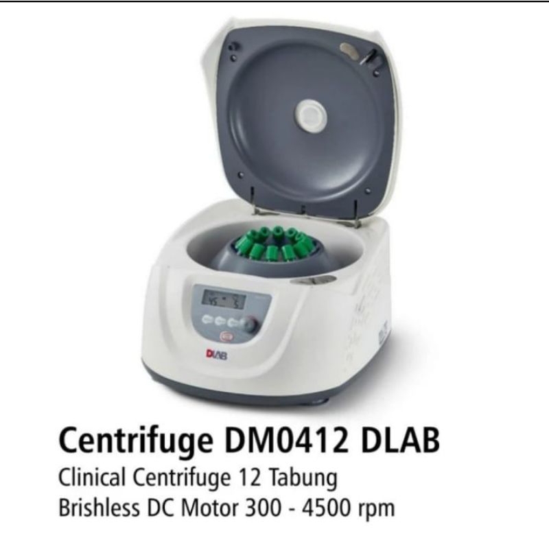 Centrifuge Digital 12 Hole DLAB DM 0412 | Alat Pemeriksaan Kimia Darah