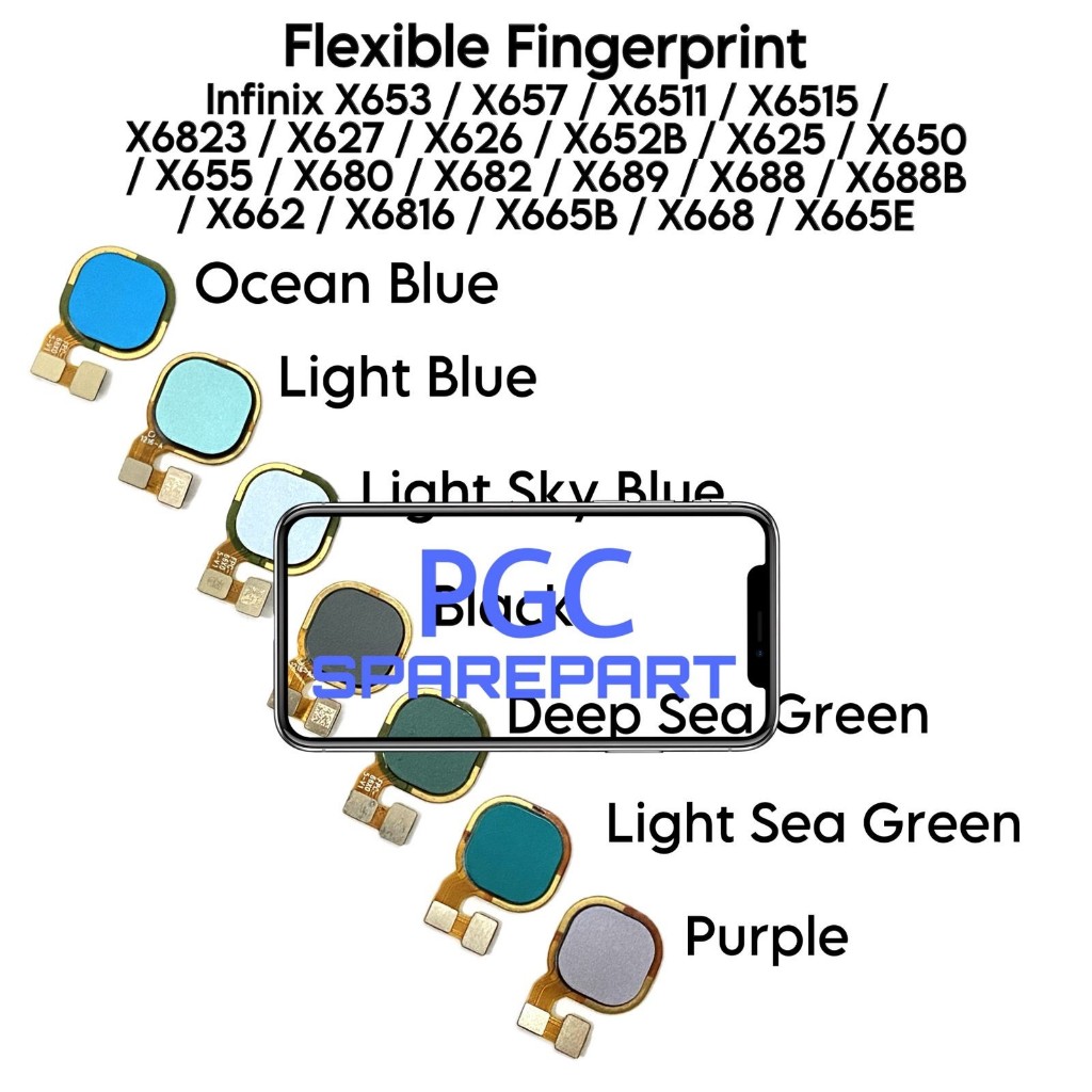 Flexible Fingerprint Infinix X653 / X657 / X6511 / X6515 / X6823 / X627 / X626 / X652B / X625 / X650