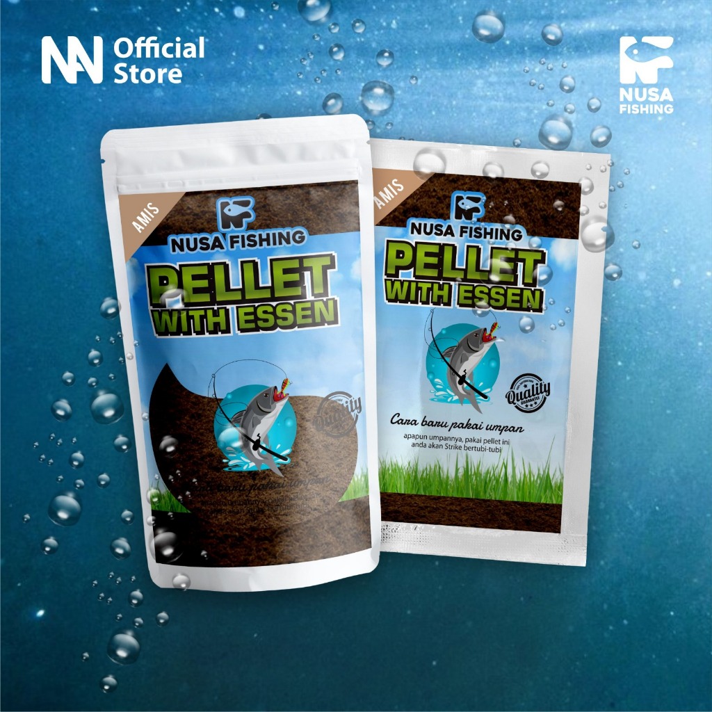 UMPAN PANCING PELET MANCING IKAN MAS LELE PATIN BAWAL HARIAN GALATAMA PELLETS WITH ESSEN By Nusa Fis