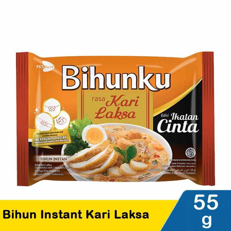 

Bihunku Bihun Instant Kari Laksa Pck 55G