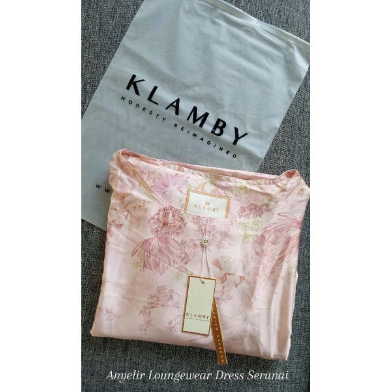SALE Anyelir Loungewear Dress Serunai by Wearing Klamby WK