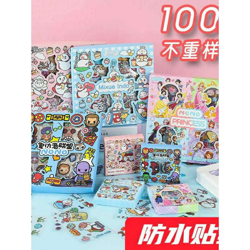 

Nono Stiker 2D 100 Pcs /Barbie/Avengers/ Blackpink Murah Virall