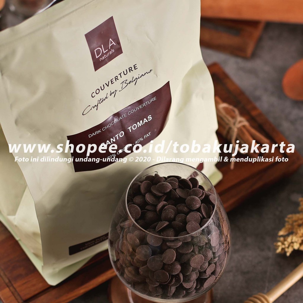 

DLA Naturals - Santo Tomas 70% 1kg Dark Chocolate Couverture Cokelat