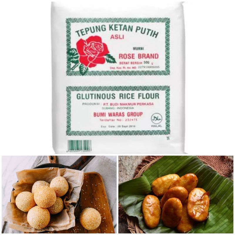 

Tepung Ketan tepung beras Rose brand bahan aneka kue 500gr