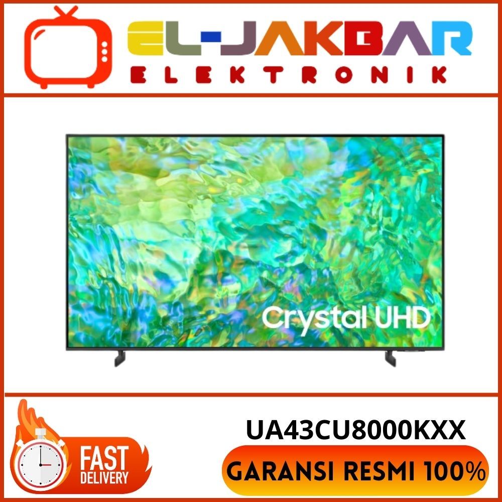 Samsung Smart TV 43CU8000 Crystal UHD 4K TV LED 43 Inch UA43CU8000
