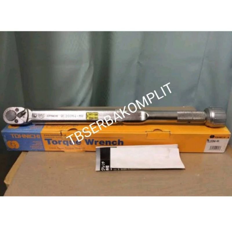 TOHNICHI QL-MH Ratchet Adjustable Torque Wrench Gagang Besi 1/2" QL200N-MH 40-200 NM 3/4" QL280N-MH 