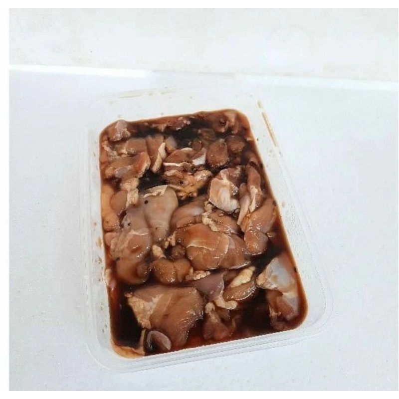 Daging Ayam Marinasi Slice Chicken Marinasi BBQ Grill Bakaran Tumis