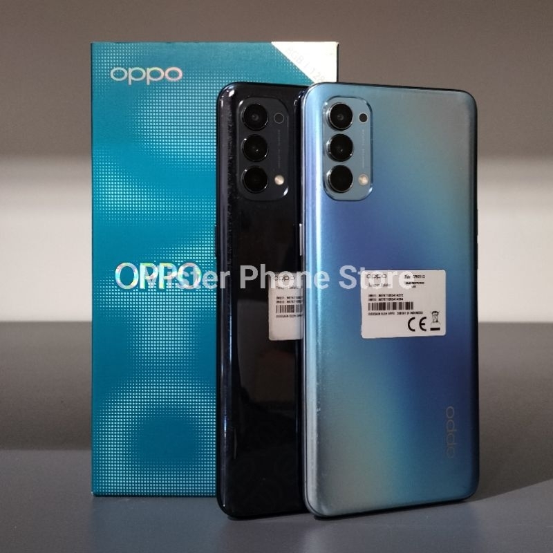 Oppo Reno 4 8/128 GB Ex Garansi Resmi Oppo Indonesia Original Second / Bekas