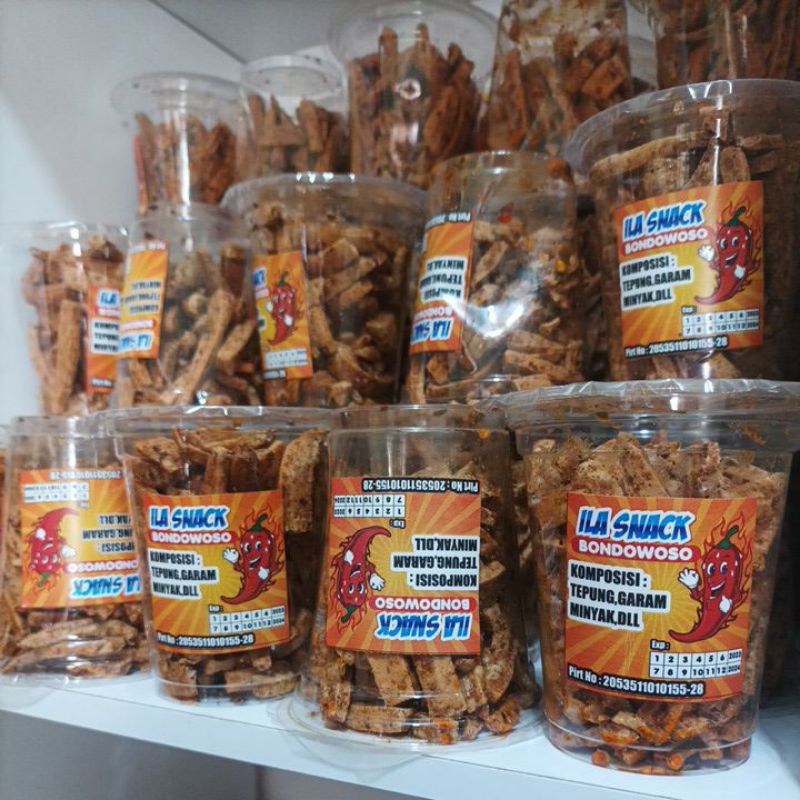 

Basreng extra pedas 100gram