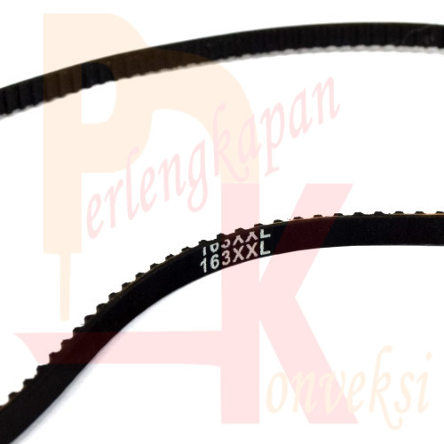 163XXL 163 XXL Timing Belt Tali Dinamo Motor Mesin Jahit Portable JANOME NS-311A 1008 3312 Indigo TI