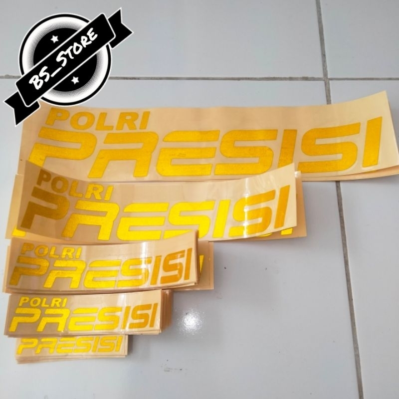 Sticker Polisi Polri CUTTING PRESISI