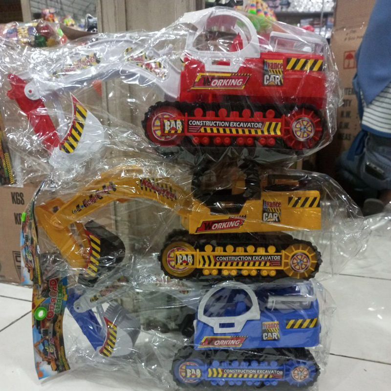 Mainan Anak Truk Excavator Keruk Jumbo Model ST 2119