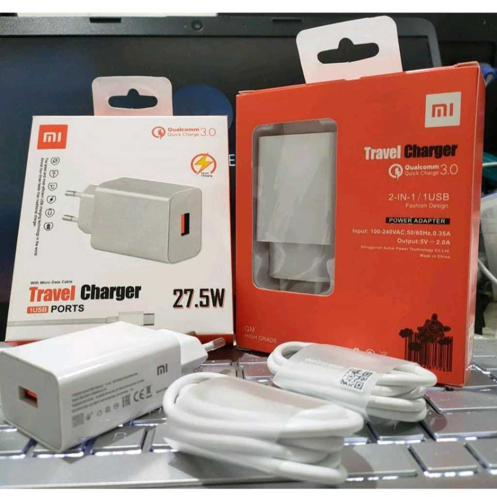 CHARGER XIAOMI 27.5 W FAST CHARGER ORI 99% FOR TYPE C / MICRO USB