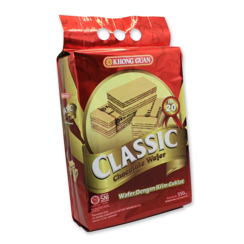 

Khong Guan Chocolate Wafer Classic 350Gr