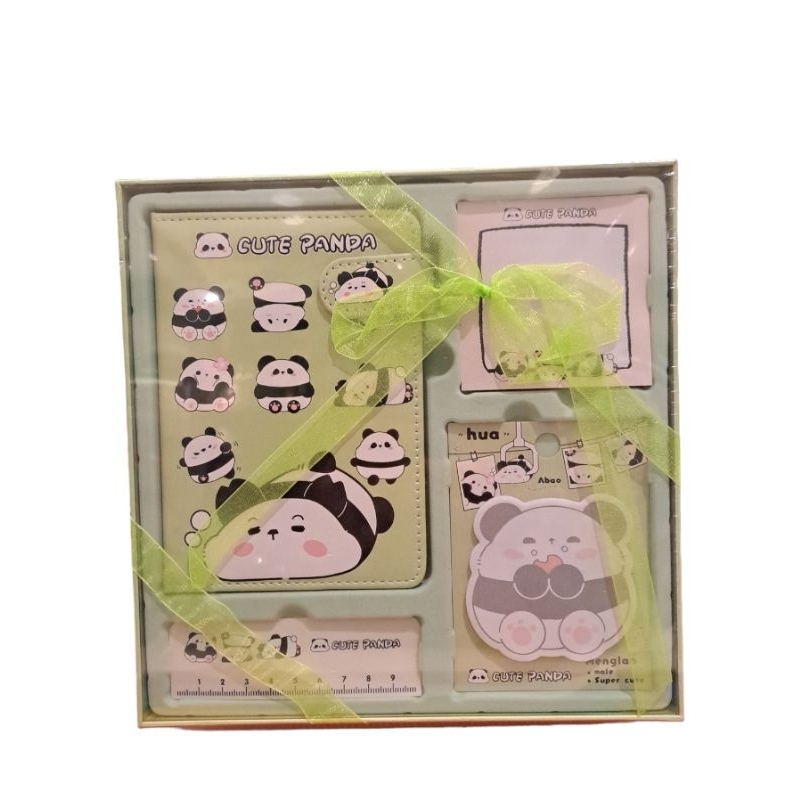 

Gramedia World BSD - Cute Panda Stationery Set Box Green