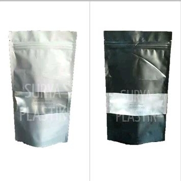 Standing Pouch Window 14x22 Standing Pouch Putih Standing Pouch Hitam