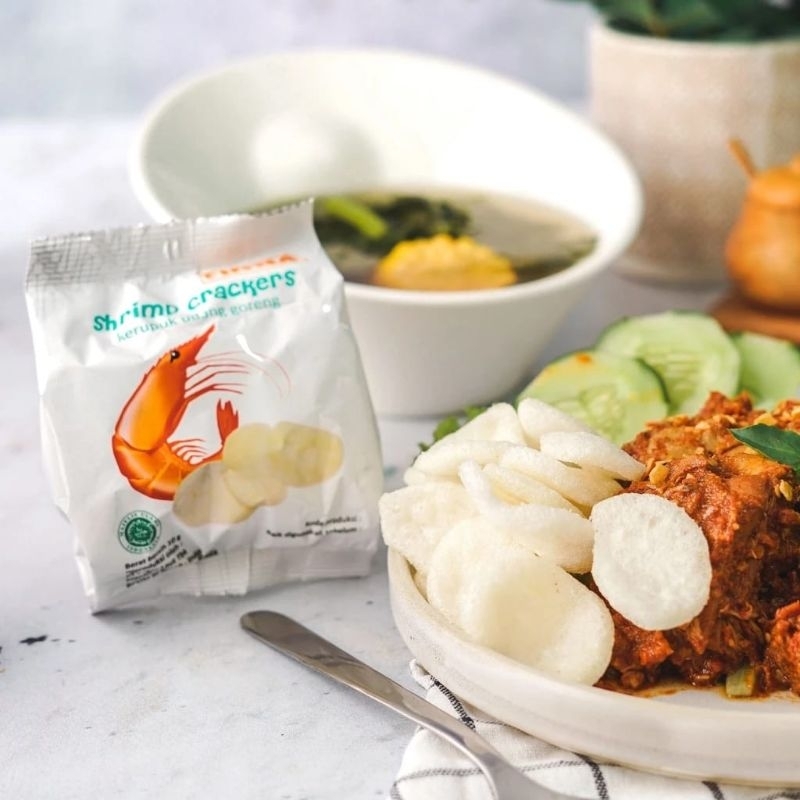 

Kerupuk udang finna 10gr krupuk matang siap makan