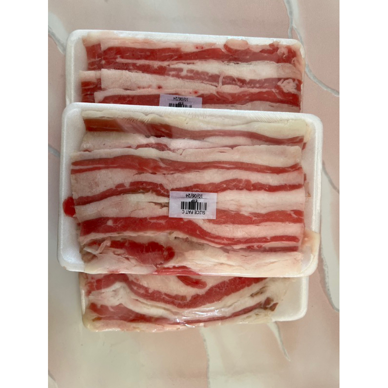 

Shortplate Slice Aust (fat) 250g