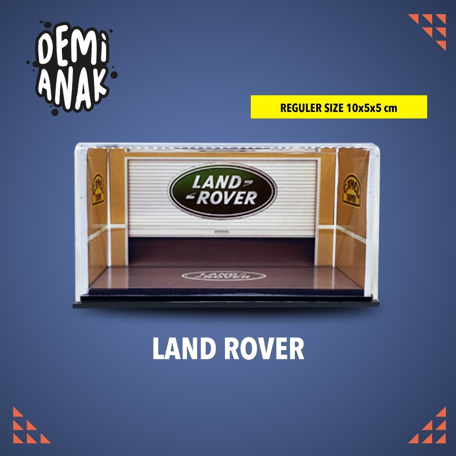 Box Akrilik Diecast Land Rover Camel