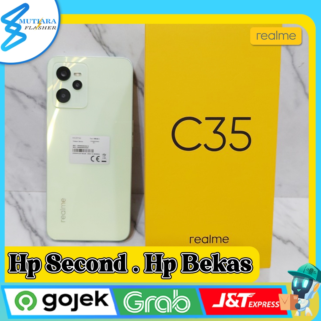 Realme C35 Ram 4/64GB | Ram 4/128GB Second Original