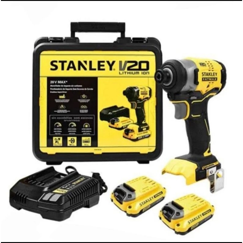 Impact Driver Stanley SBI 810 D2 Impact driver baterai Cordless stanley Fat Max