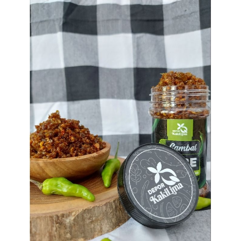 

SAMBAL CABE IJO KERING 100% Cabe Ijo Asli 100gr