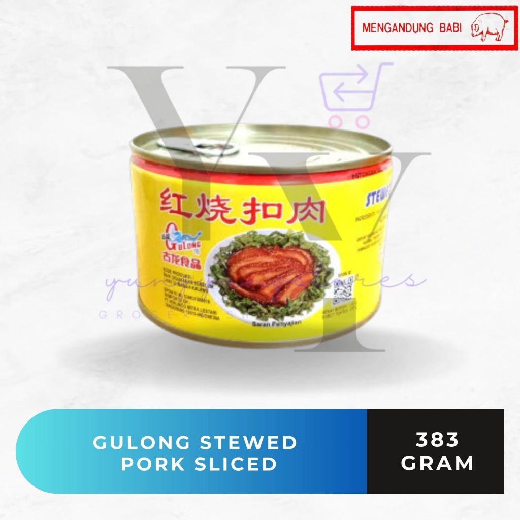 

Gulong Stewed Pork Slices / Samcan Kaleng 383 gram