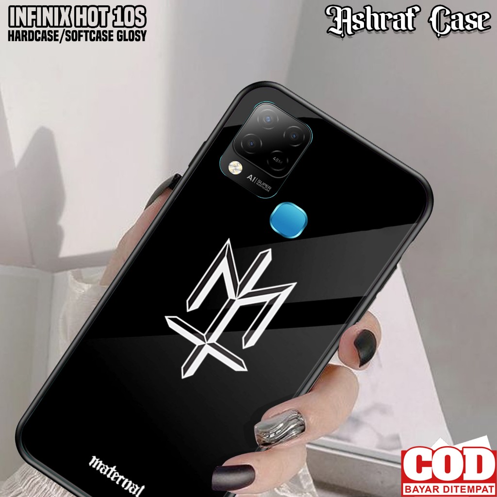 Case Hp Infinix Hot 10S - Casing Infinix Hot 10S ( MTRNL ) Silikon Hp Infinix Hot 10S - Kesing Hp In