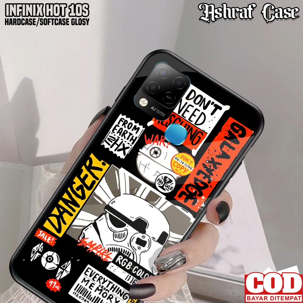 Case Hp Infinix Hot 10S - Casing Infinix Hot 10S ( STRWRS ) Silikon Hp Infinix Hot 10S - Kesing Hp I
