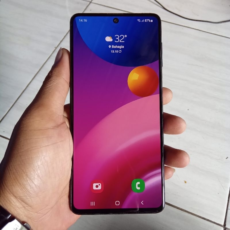 Fullset LCD + FRAME Hp Samsung galaxy m51 original 100% copotan no minus