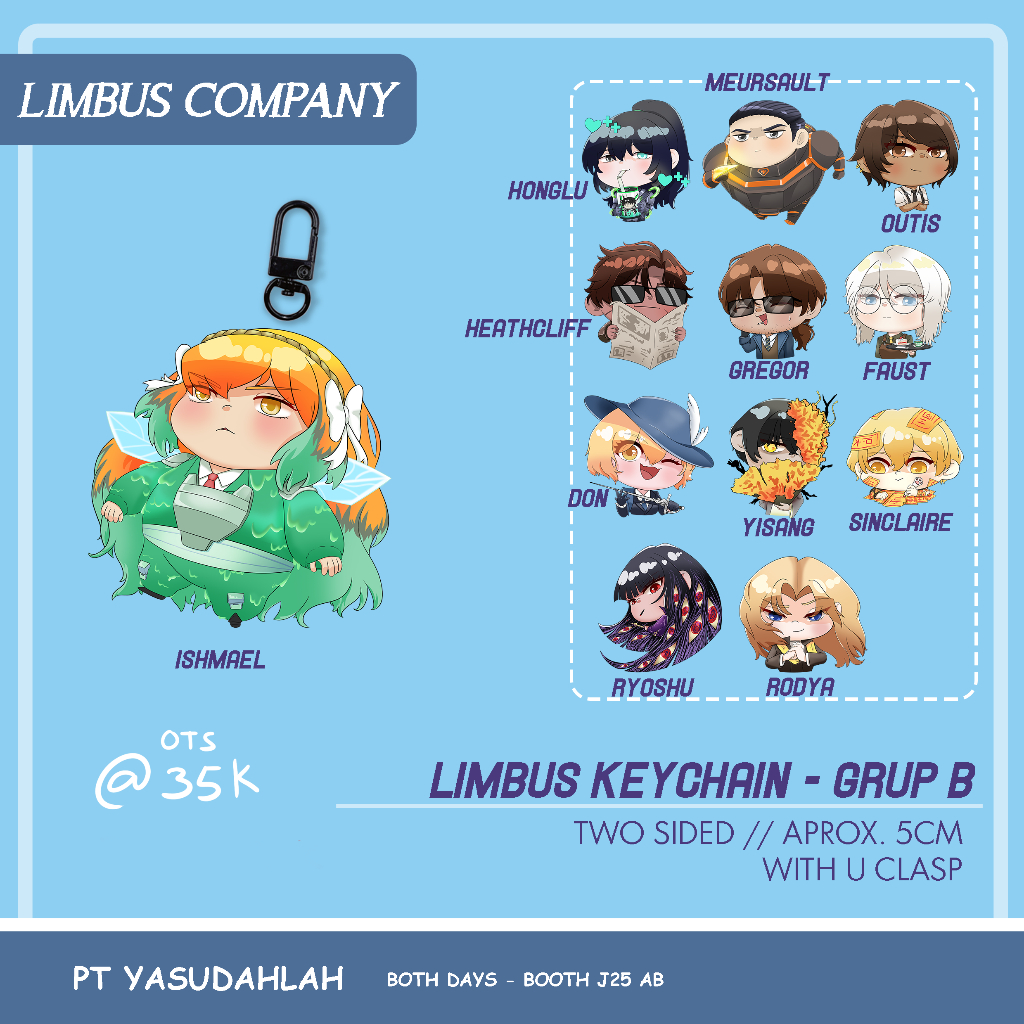 LIMBUS COMPANY KEYCHAIN B