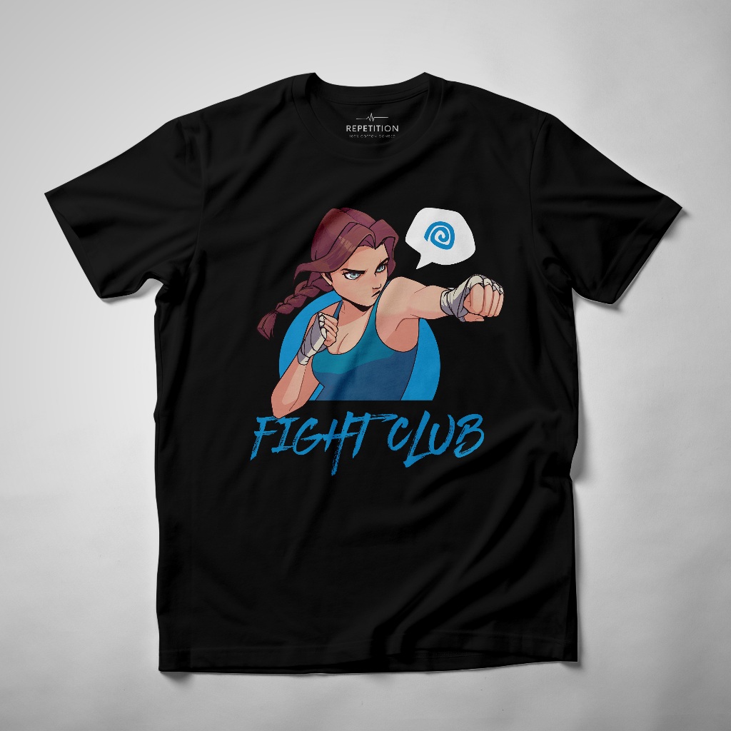 Woman Fight Club - Repetition T-Shirt Gym Design
