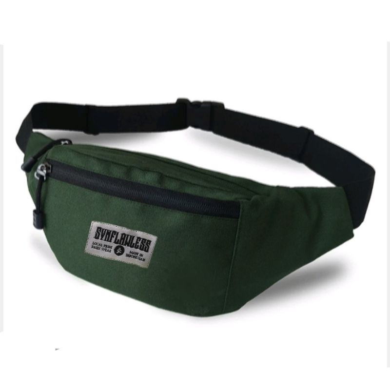 TAS PINGGANG HITAM WESBEK / WAISTBAG SVNFLAWLESS