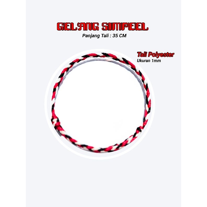 Gelang Tridatu Khas Bali Original - Gelang Tridatu - Gelang Khas Bali - Gelang Tali Khas Bali -  V 4