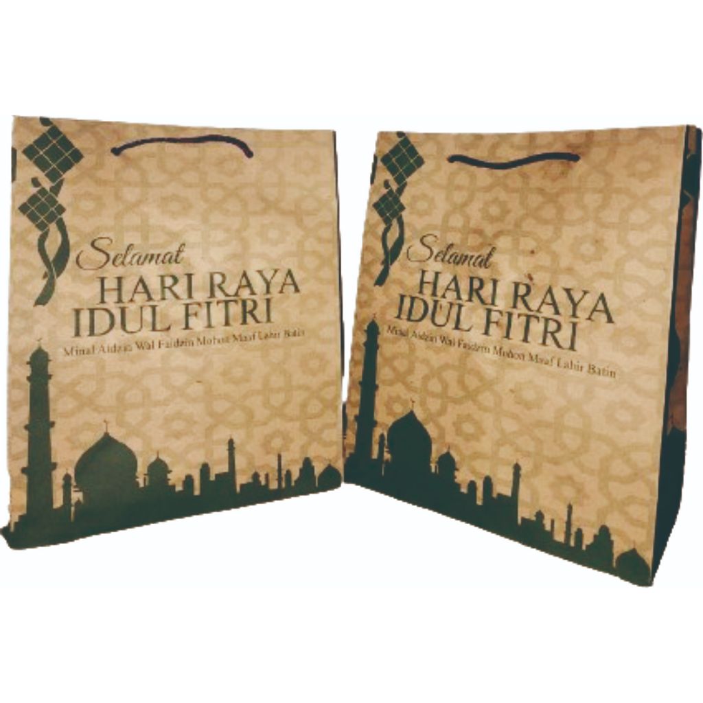 

TAS KERTAS LEBARAN PAPERBAG T33 X 26 X 15 PER LUSIN (12PCS)