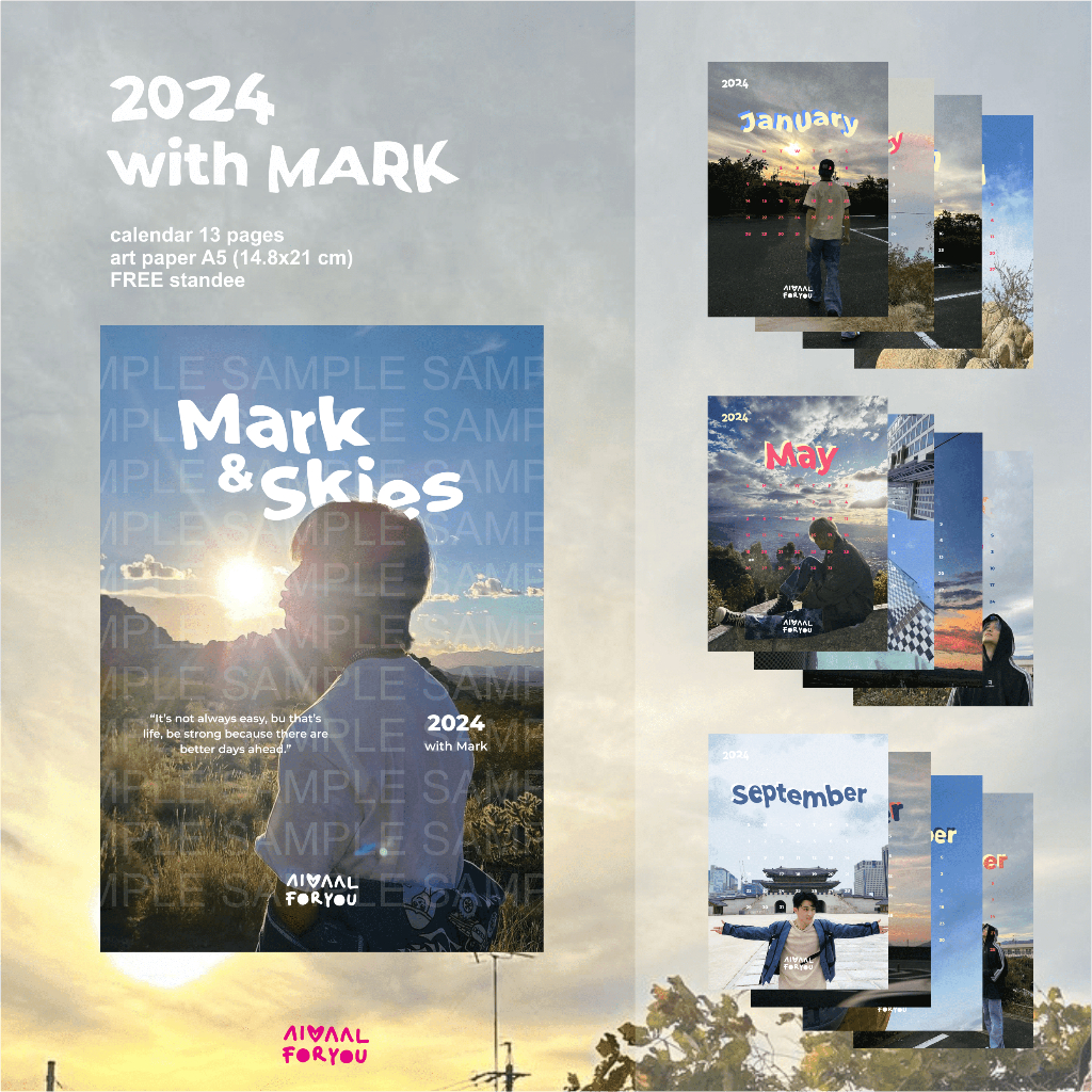 

(Pre-Order) Calendar 2024: Mark & Skies