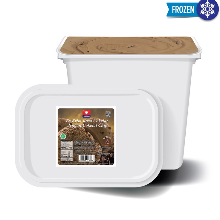 

ORIGINAL DIAMOND ICE CREAM CHOCOLATE CHIPS 8 LT